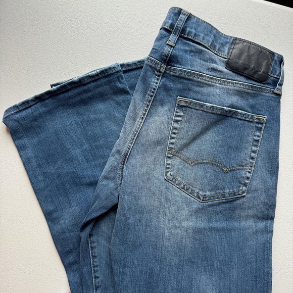 American Eagle Outfitters Jeans Mens 31x30 Blue Extreme Flex Straight Leg Denim - Picture 7 of 7
